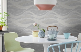 Обои 4314-5 фото в интерьере кухни превью