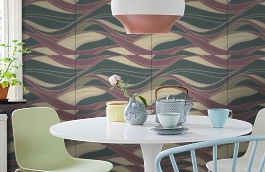 Обои 4314-6 фото в интерьере кухни превью