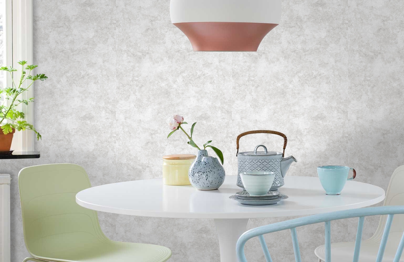 Обои 286755 фото в интерьере кухни