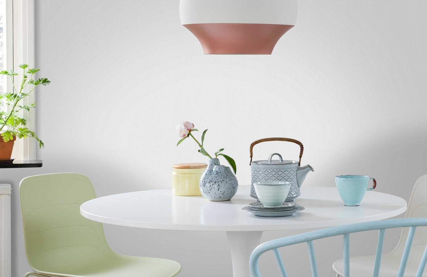 Обои 286848 фото в интерьере кухни