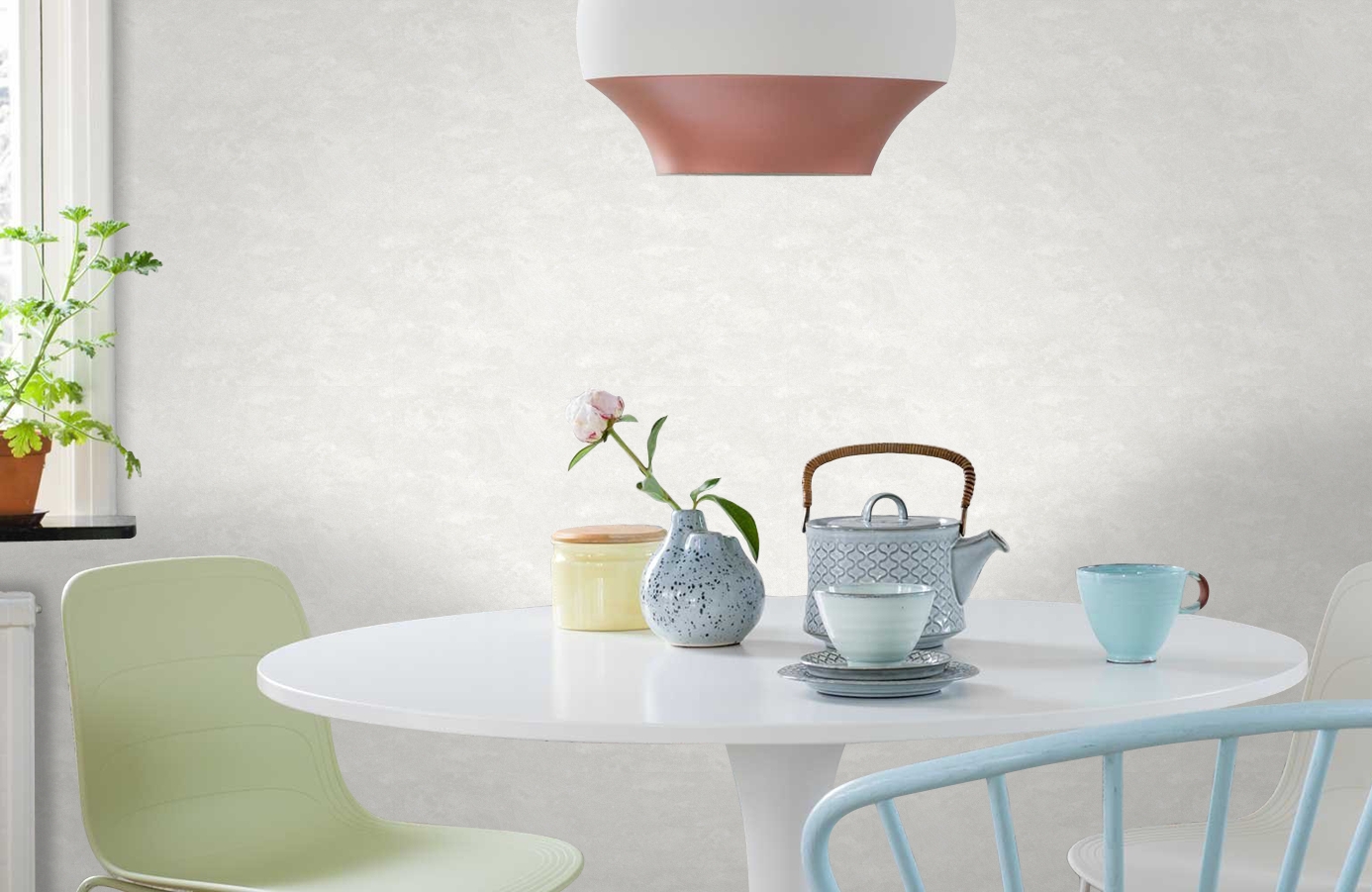 Обои 287103 фото в интерьере кухни