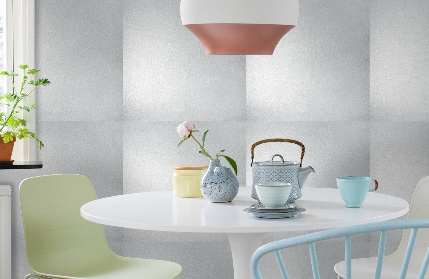 Обои 287377 фото в интерьере кухни