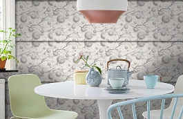 Обои 4330-5 фото в интерьере кухни превью