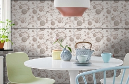 Обои 4330-8 фото в интерьере кухни превью