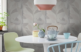 Обои 54430-1 фото в интерьере кухни превью