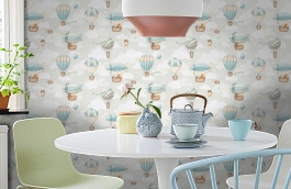 Обои HC72270-14 фото в интерьере кухни превью