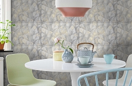 Обои 1077-06 фото в интерьере кухни превью