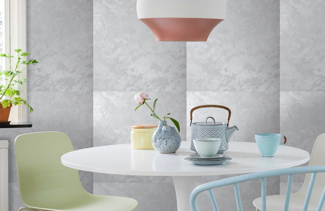 Обои 588207 фото в интерьере кухни