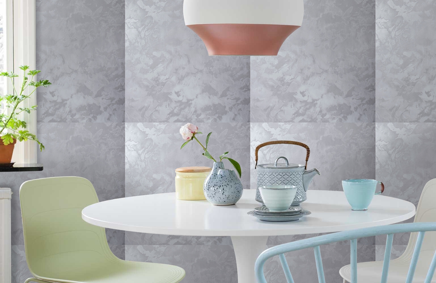 Обои 588209 фото в интерьере кухни