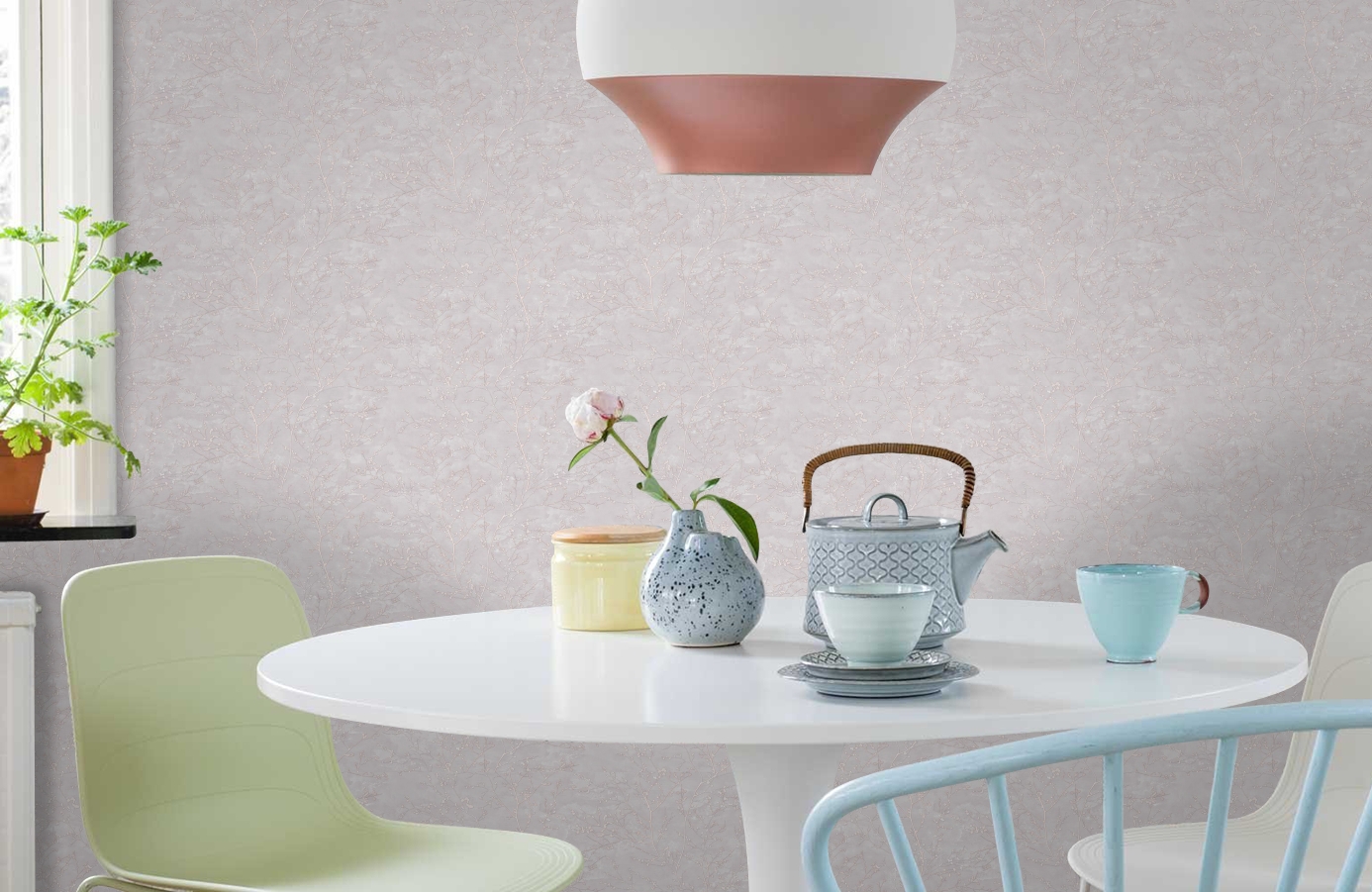 Обои 588258 фото в интерьере кухни