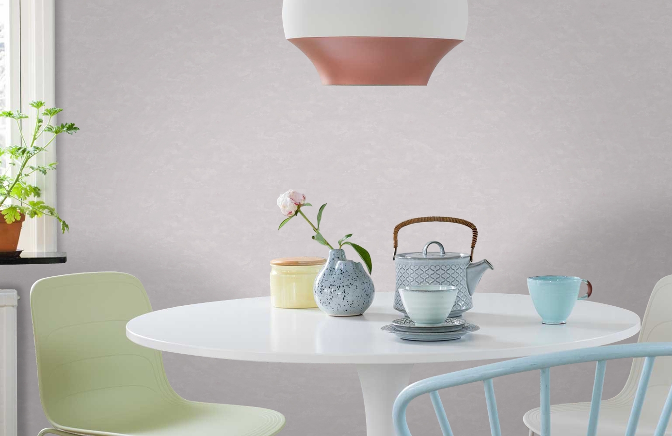 Обои 588268 фото в интерьере кухни