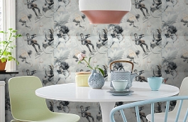 Обои 11167-01 фото в интерьере кухни превью