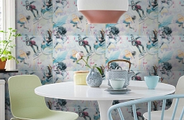 Обои 11167-02 фото в интерьере кухни превью