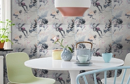 Обои 11167-04 фото в интерьере кухни превью