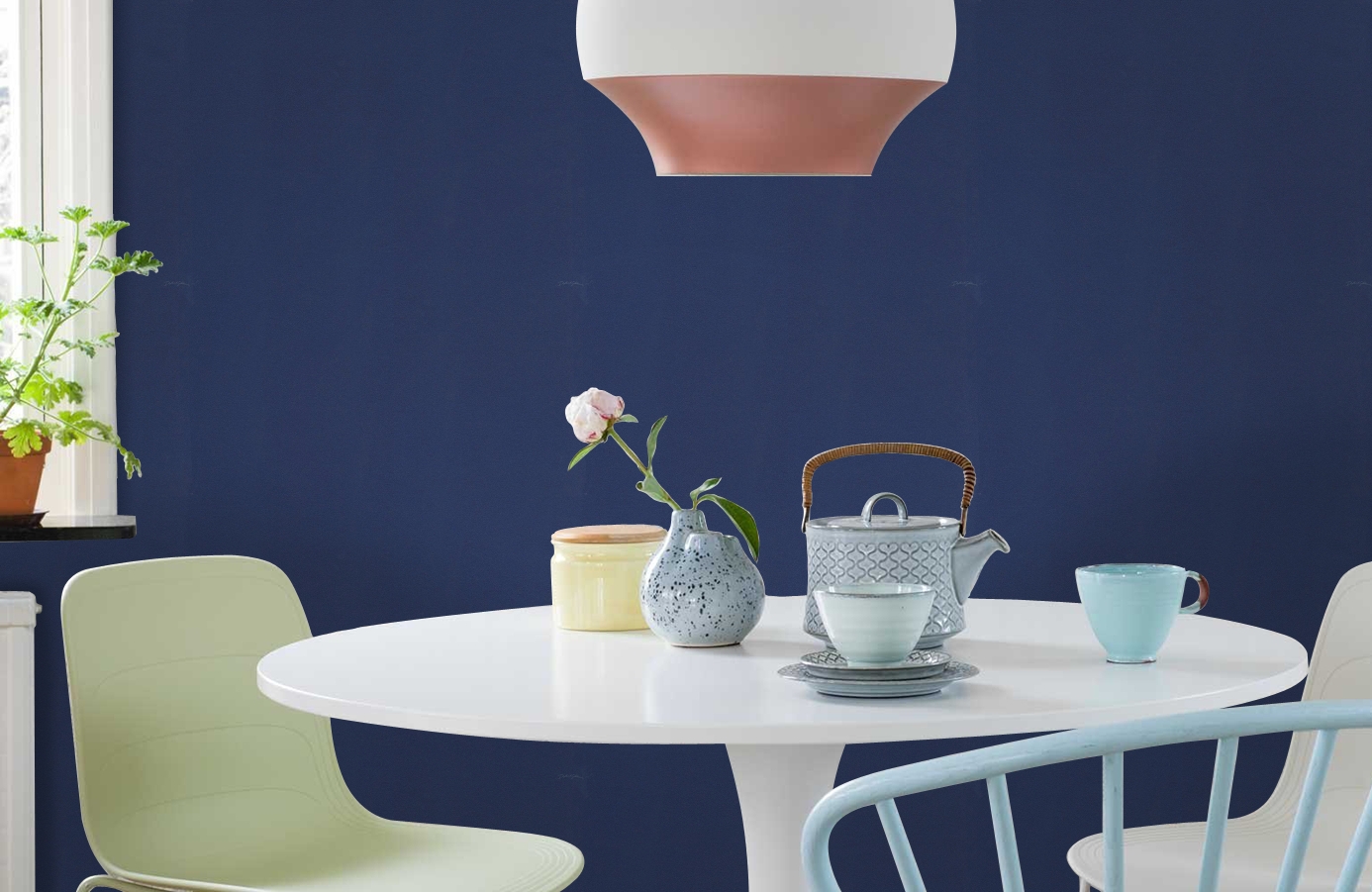 Обои 30050DG фото в интерьере кухни