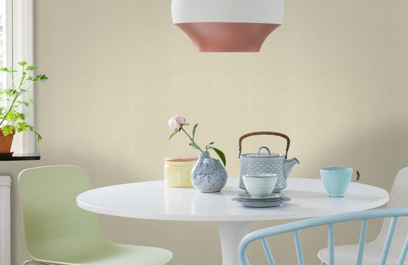 Обои 30057DG фото в интерьере кухни