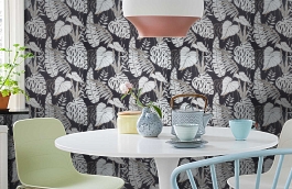 Обои 11247-05 фото в интерьере кухни превью