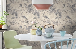 Обои 7286-02 фото в интерьере кухни превью