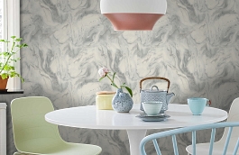 Обои 9257-11 фото в интерьере кухни превью