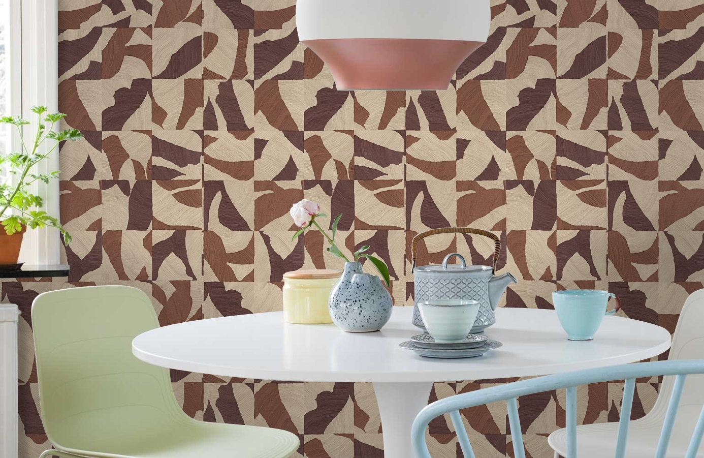 Обои 21061 фото в интерьере кухни