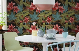 Обои RWT1801-5 фото в интерьере кухни превью