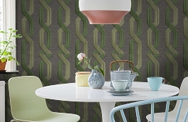 Обои RWT1806-6 фото в интерьере кухни превью