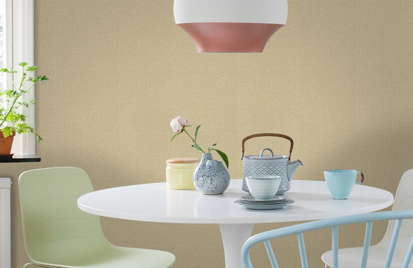 Обои 3213-8 фото в интерьере кухни Обои 3213-8 фото в интерьере кухни