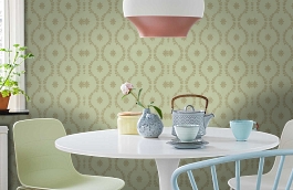 Обои 3517-11 фото в интерьере кухни превью