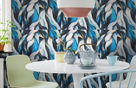 Обои E106907 фото в интерьере кухни превью