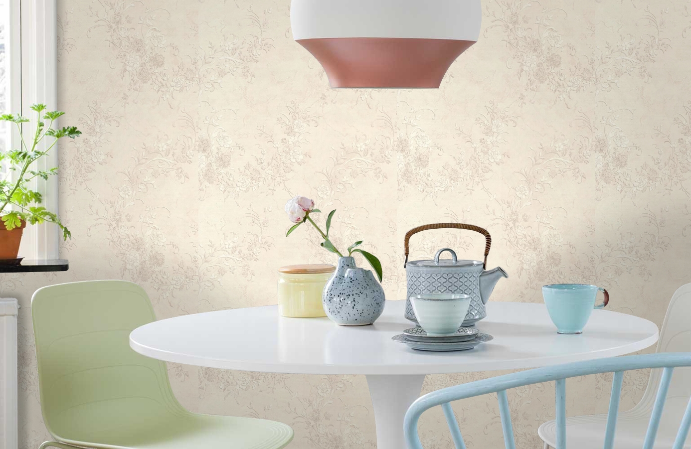 Обои 80940 фото в интерьере кухни