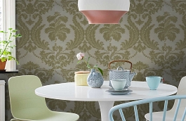 Обои 10AMF-D фото в интерьере кухни превью