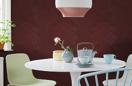 Обои 12AMF-D фото в интерьере кухни превью