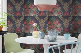 Обои 1-FN-O фото в интерьере кухни превью