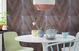 Обои 1-TF-W фото в интерьере кухни превью