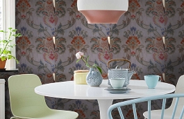 Обои 10-FN-D фото в интерьере кухни превью