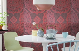 Обои 11-aur-d фото в интерьере кухни превью