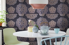 Обои 12-TF-P фото в интерьере кухни превью