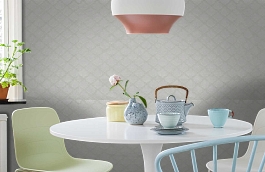 Обои 12EGN-A фото в интерьере кухни превью