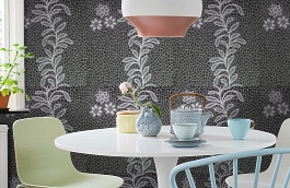 Обои 13-aur-r фото в интерьере кухни превью