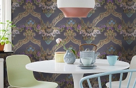 Обои 2-FN-O фото в интерьере кухни превью