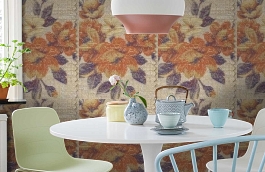 Обои 8CRE-F фото в интерьере кухни превью