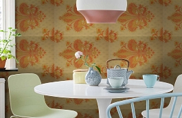 Обои 9 FEL-A фото в интерьере кухни превью