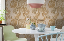 Обои AZZ-4D фото в интерьере кухни превью