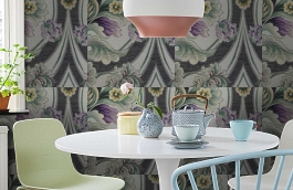 Обои AZZ-60 фото в интерьере кухни превью