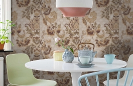 Обои AZZ-6D фото в интерьере кухни превью