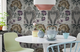 Обои AZZ-6V фото в интерьере кухни превью