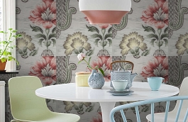 Обои AZZ-8V фото в интерьере кухни превью