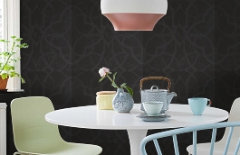 Обои MS 27 фото в интерьере кухни превью