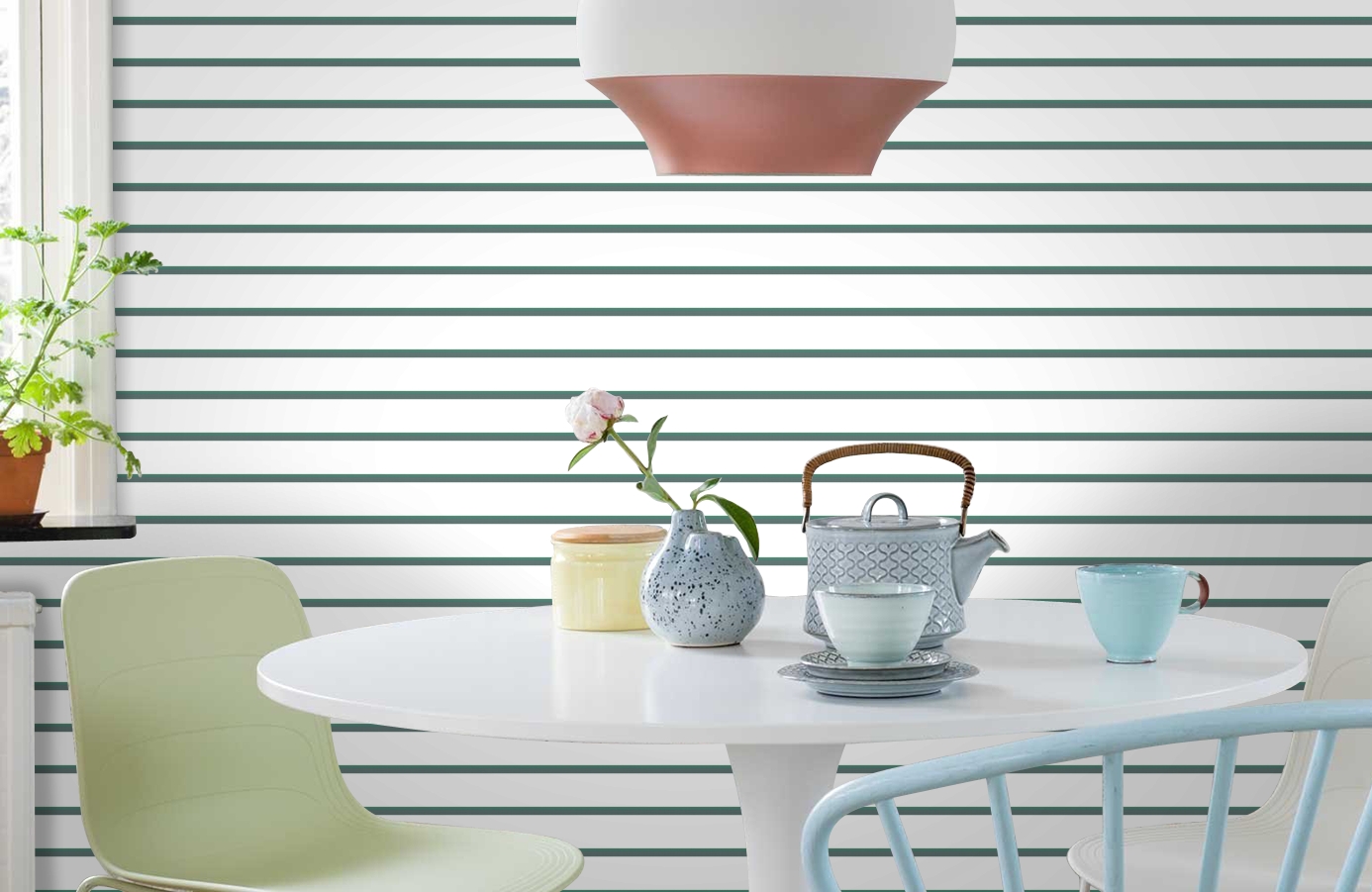 Обои 110/10049 фото в интерьере кухни