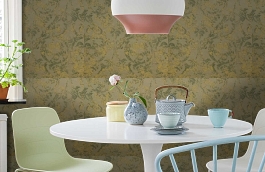 Обои 10lvd-a фото в интерьере кухни превью